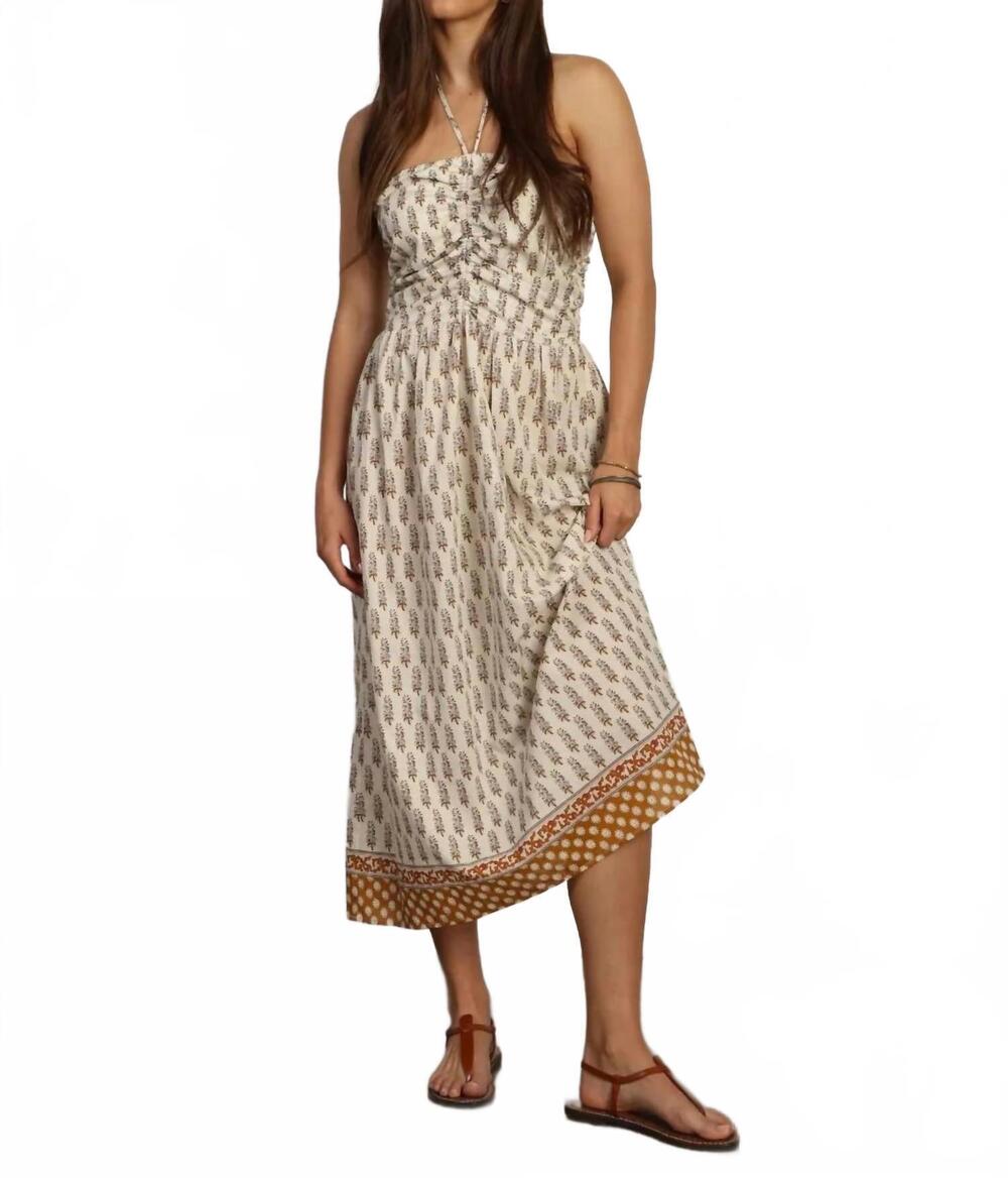 NEW DYLAN avalon maxi dress in beige